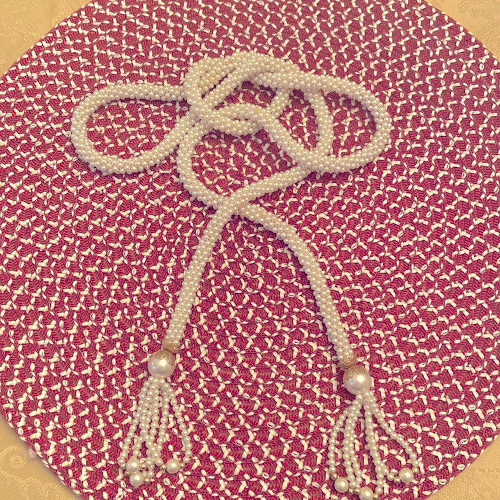 Vintage Faux Pearl Necklace/Belt